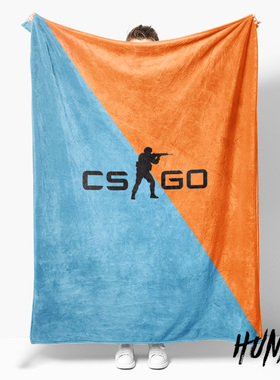 CSGO反恐精英AWP沙漠之鹰游戏周边午休毯沙发毯空调毯子盖毯毛毯