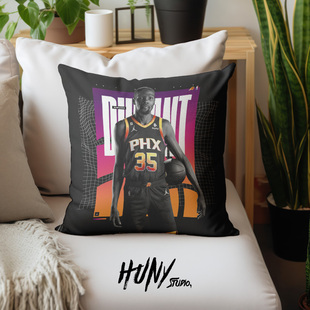 凯文杜兰特Kevin Durant篮球球星办公室球馆沙发装饰靠背车枕抱枕