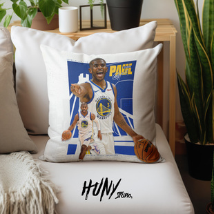 克里斯保罗勇士篮球控卫球星周边卧室宿舍客厅装饰午休靠垫抱枕