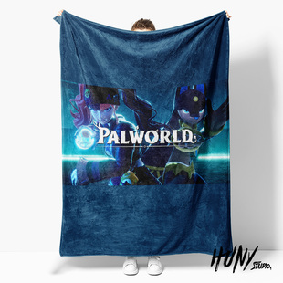 幻兽帕鲁Palworld游戏文创周边礼物午休毯沙发毯空调毯子盖毯毛毯