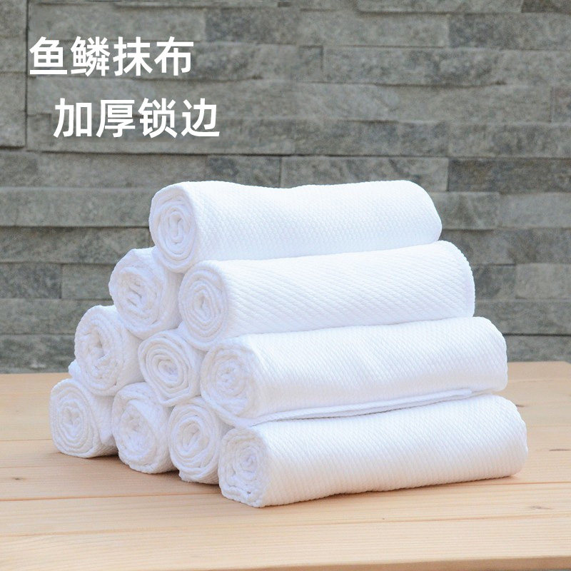 环氧彩砂施工工具鱼鳞抹布白色鱼鳞布百洁布擦洗美缝专用收光毛巾