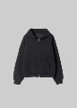 Active Black (Zipper Hoodie)