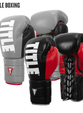TITLE LEATHER ENFORCER拳击泰拳格斗实战对战训练拳套手套