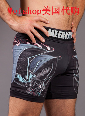 Meerkatsu Morcegao Vale嗜血蝙蝠 紧身速干压缩防磨训练比赛短裤