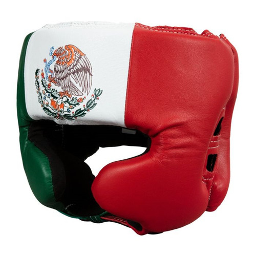 boxing美国比赛真皮格斗猴脸头盔