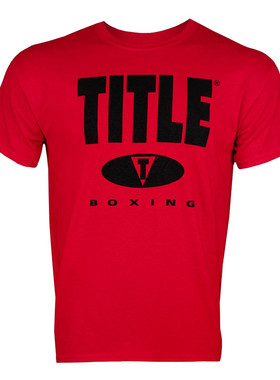 TITLE BOXING AS SEEN ON THE CONTENDER RETRO拳击健身衣 棉T恤