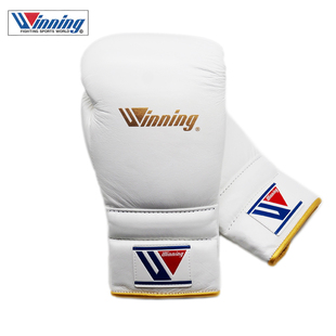 WINNING日本进口专业拳击手套 比赛手套 日本手工制作定制款白金