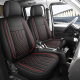 五菱荣光新卡座套五菱荣光小卡座垫单排双排小货车专用皮革坐垫套