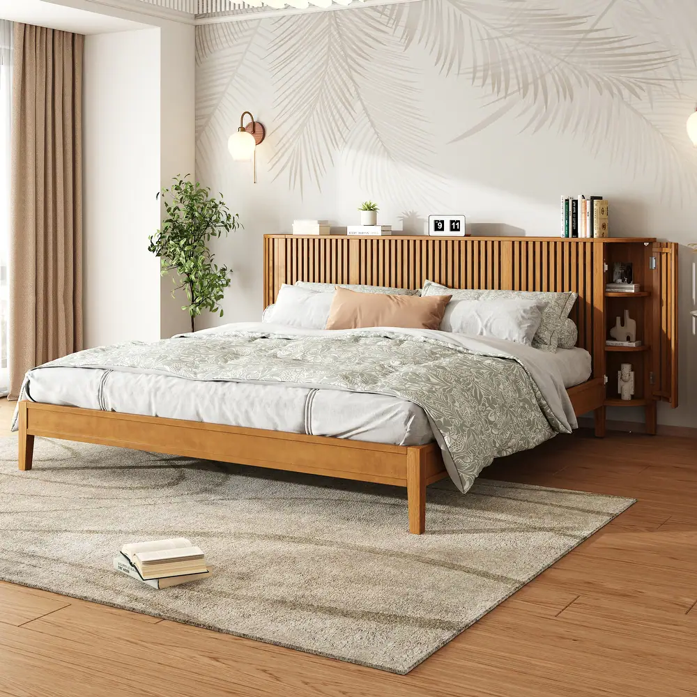 全实木双人床日式简约床格栅温莎床双人大床1.51.8单人床儿童单床,住宅家具,实木床,淘宝优惠券,粉丝福利购,淘宝优惠卷