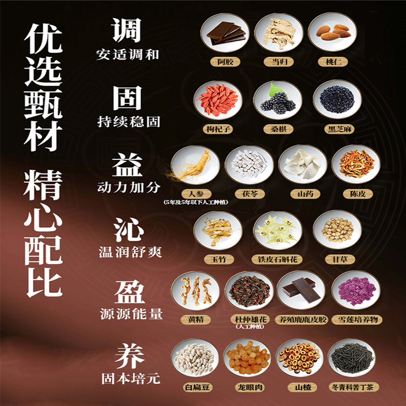 【至尊加强版】李时珍五藏调理膏气血膏五藏六腑人参大补膏方集团