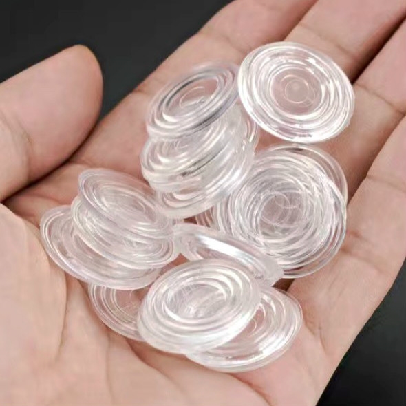 红木茶几家具钢化玻璃防滑垫片透明垫圈软胶餐桌台面固定保护垫片