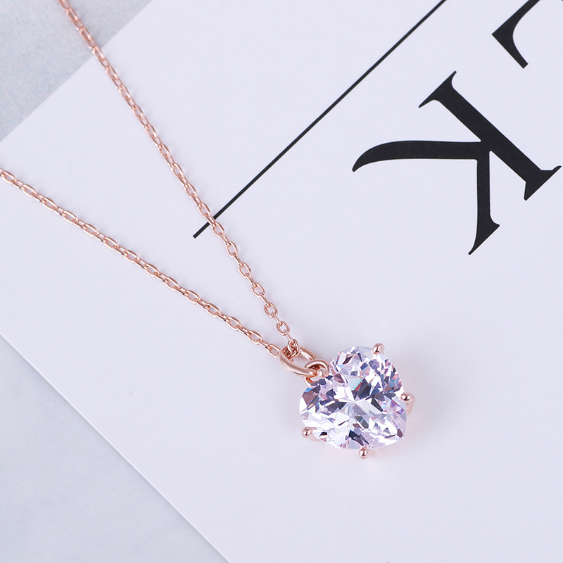 JUICY KATE SPADE項鏈女鎖骨歐美時尚玫瑰金愛心鑲鑽吊墜精品熱賣在類目 飾品/流行首飾/時尚飾品新, 項鍊中 - 來自Buy2taobao.com提供專業的淘寶代購服務