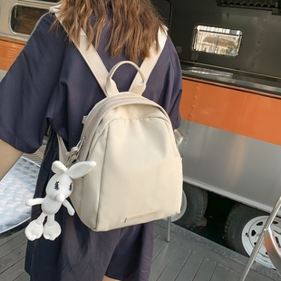 防盗双肩包女牛津布女士休闲背包时尚 2024新款 百搭轻便旅行小书包