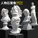 大卫石膏像头像几何体维纳斯马赛阿格里琴女人像阿波罗大号美术教具素描静物道具模型雕塑雕像摆件头骨伏尔泰