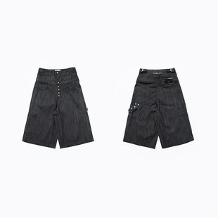 PunkFreeGuys Pants自由小子朋克铆钉七分裤 Patch Stud FVVO