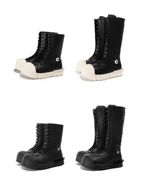 R/F  “Ironclad beetle ”PU Boots 皮面黑壳靴   CORTIS同款