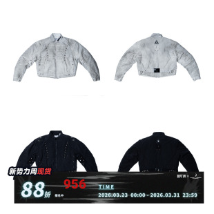 Jacket绗缝短款 FVVO Biker Cropped 机车夹克 Quilted