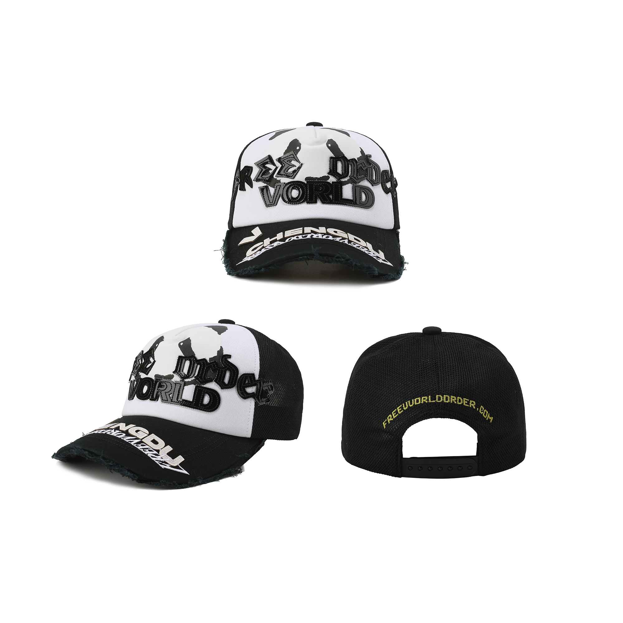 FreeWorldOrder  CDC panda Cap - Black   棒球帽