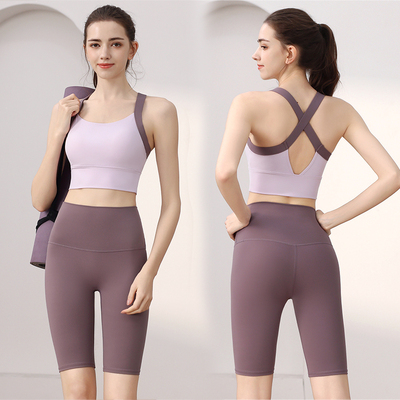 一体杯运动防下垂瑜伽文胸