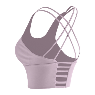 运动内衣女吊带背心瑜伽服套装普拉提美背防震跑步文胸健身衣短裤