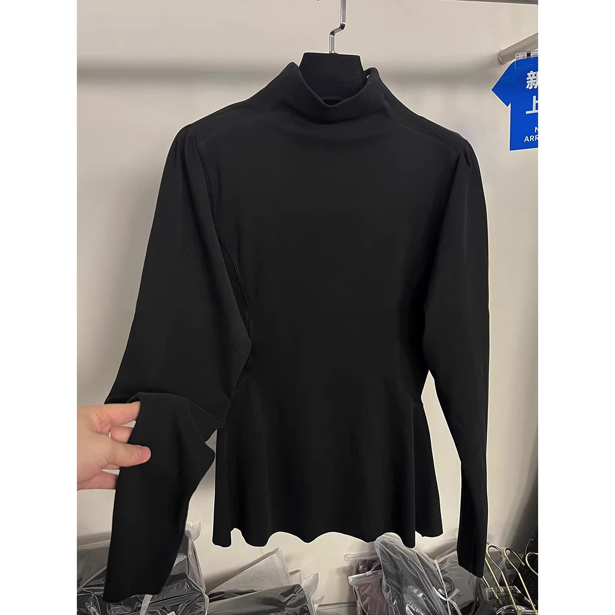 高端欧韩新款收腰针织拼接半高领德绒长袖T恤女冬内搭打底衫上衣,女装/女士精品,大码内搭,淘宝优惠券,粉丝福利购,淘宝优惠卷