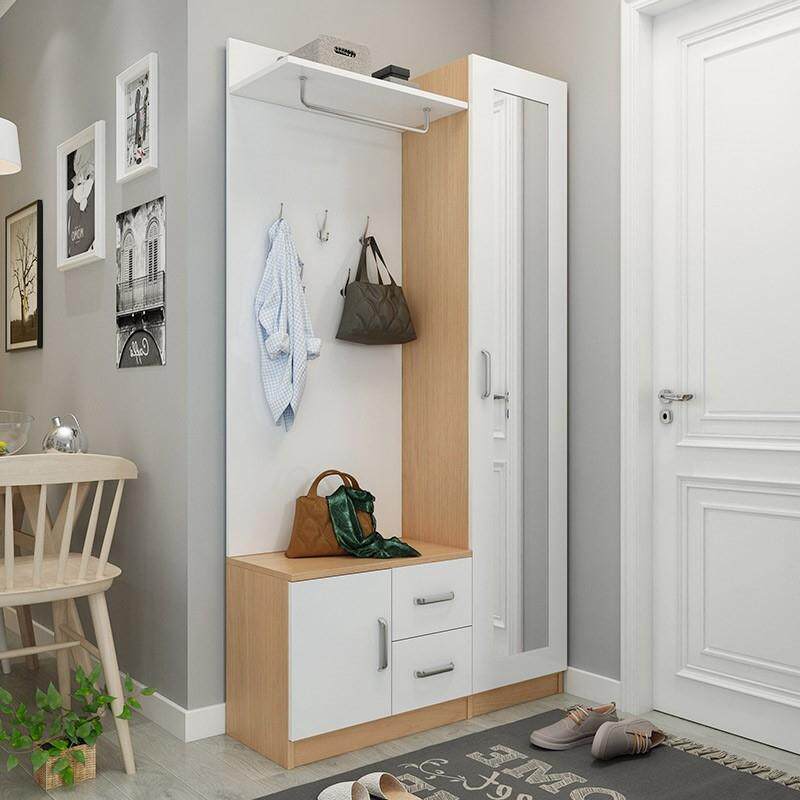 门口鞋柜和挂衣柜一体架客厅隔断玄关柜储物柜衣帽柜带穿衣镜子|msdalam kategori perabot kediaman, kabinet, kotak kasut - dari Buy2taobao.com untuk memberikan perkhidmatan ejen Taobao profesional membeli