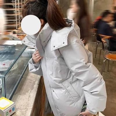 2025新款羽绒棉服女短款加厚保暖连帽棉袄外套宽松小个子面包服潮
