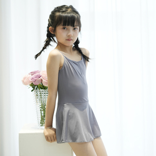 夏季 新款 儿童舞蹈服吊带锦氨弹性好女孩跳舞裙体操服中国舞考级服
