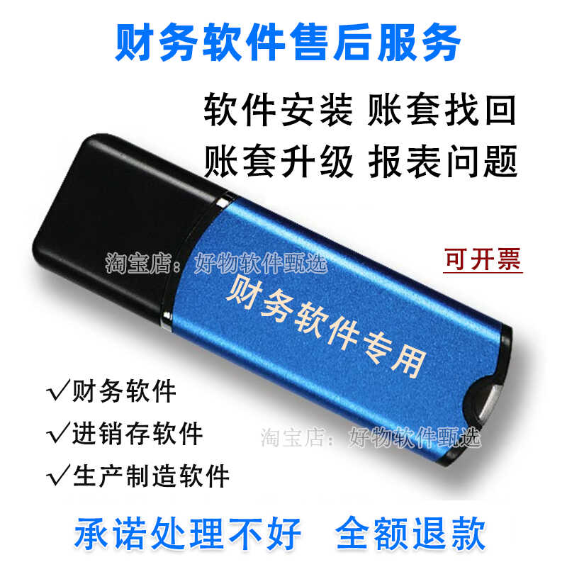 财务软件远程服务售后账套报表