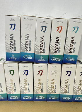 UG KATANA透明磨砂卡套100张PTCG万智牌SVE影之诗66*91海贼王OPCG