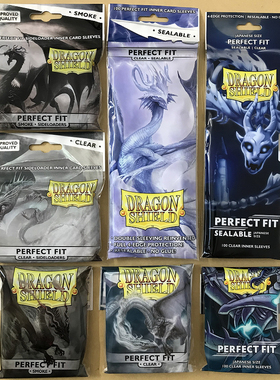 龙盾内胆卡膜64*89宝可梦ptcg保护万智牌三国杀牌套竖插侧插透明