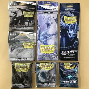 龙盾内胆卡膜64*89宝可梦ptcg保护万智牌三国杀牌套竖插侧插透明