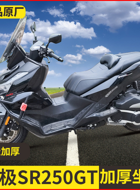 适用无极SR250GT个性化定制加厚后移切底板高回弹海绵舒适坐垫