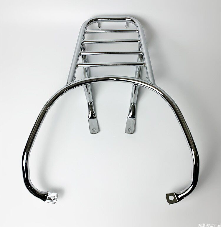 适用标致姜戈150改装摩托车后货架尾翼行李后支架后尾架加厚专用