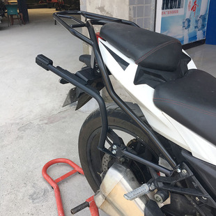 适用于永源350川崎Z250小忍者后货架夏德尾箱支架 边箱支架改装
