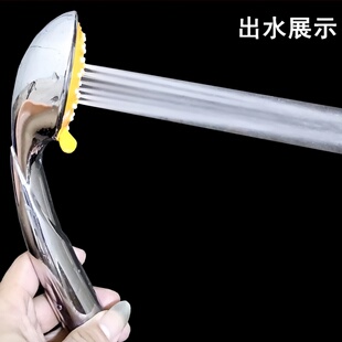 支架洗澡用太阳能三挡可调 粗孔喷头带不锈钢软管迷你淋浴花洒套装