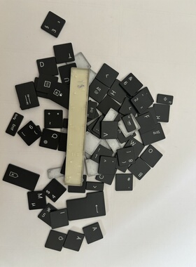 全新适用于surface laptop 3/4/5 德文键帽 黑色一套1867 1950