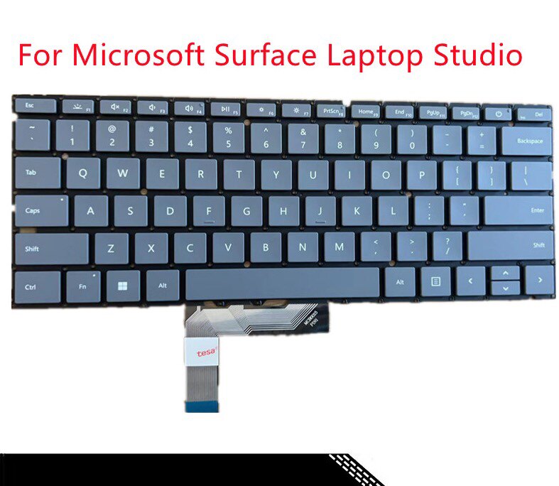 微软surface laptop studio笔内置键盘 1964 14.4" US 全新 灰色