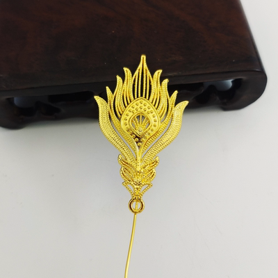 凤凰羽翎孔雀尾巴铜合金