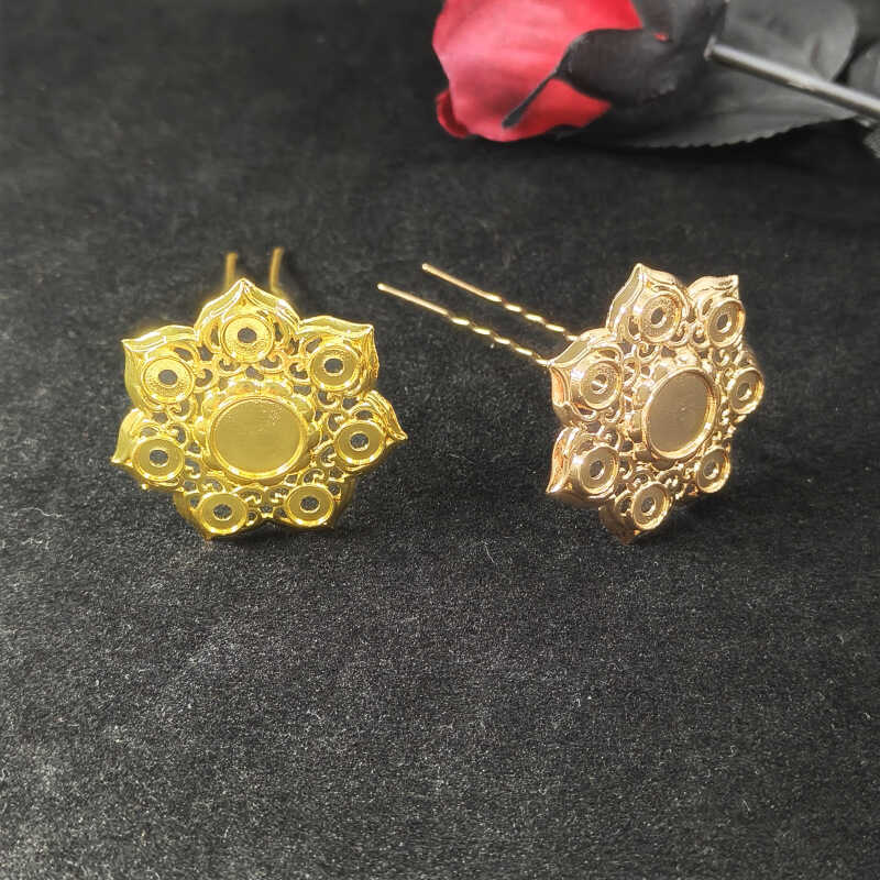 铜合金复原款花钿钗电泳保色