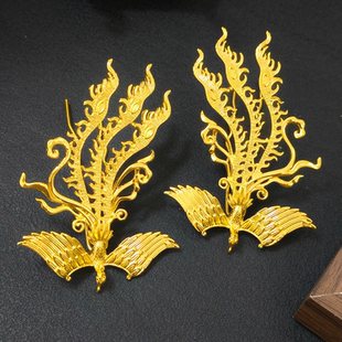 新款凤凰发钗 侧凤 偏凤古风汉服头饰发冠汉服材料配件