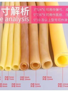止血带乳胶管弹力橡皮管高弹性弹弓橡皮筋橡胶管加厚输液管压脉带