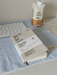 屿鱼文创原创2025日计划本提升效率todolist杜邦纸褶皱封面