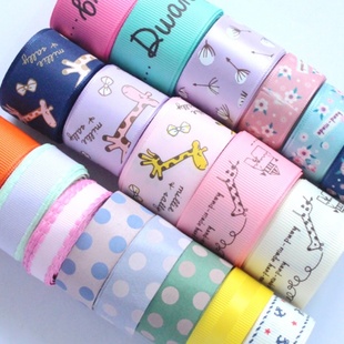 宝宝安抚巾彩色标签涤纶织带彩色丝带早教