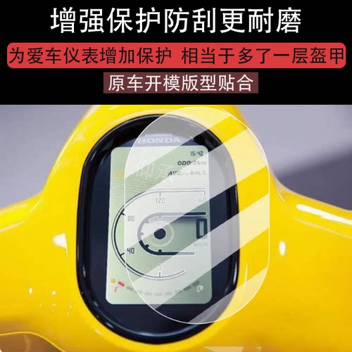 适用25款新大洲本田NS150LA仪表膜大拉复古平踏车液晶贴膜ns150la