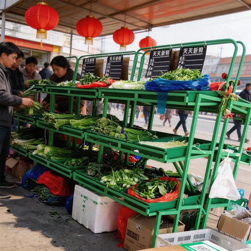 极简铁制水果展示架3层可拆装