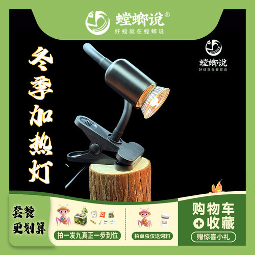 爬宠加热乌龟晒背灯全光谱太阳灯