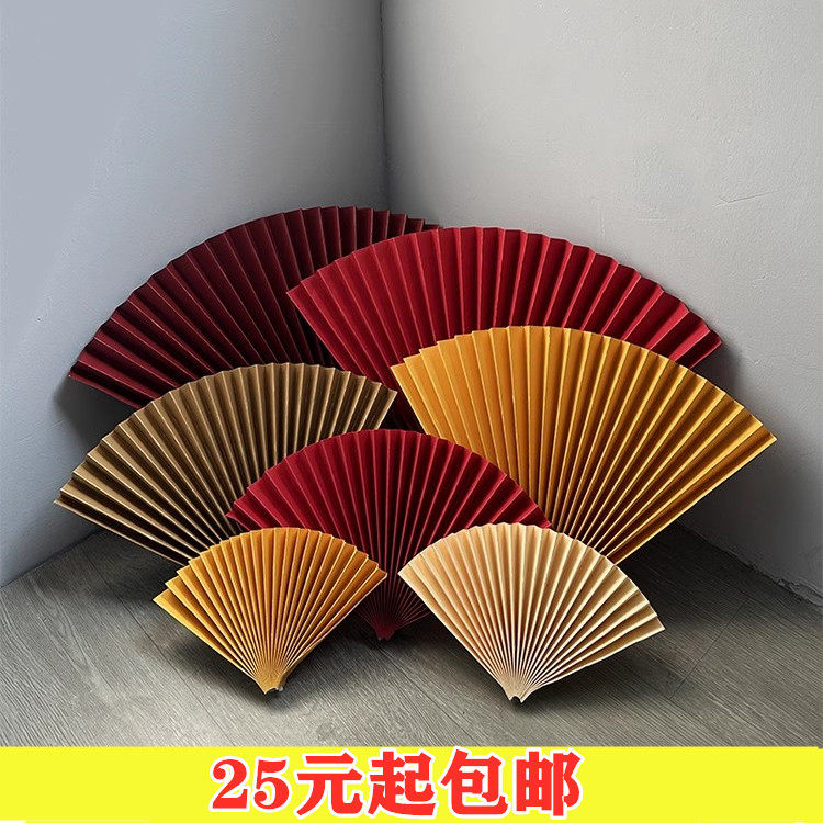 中国风创意婚庆用品折纸DIY折纸扇纸雕中式路引花装饰空中吊饰