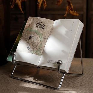 敦煌日历支架2023年台历架子复古高颜值书架阅读架相框摆台展示架