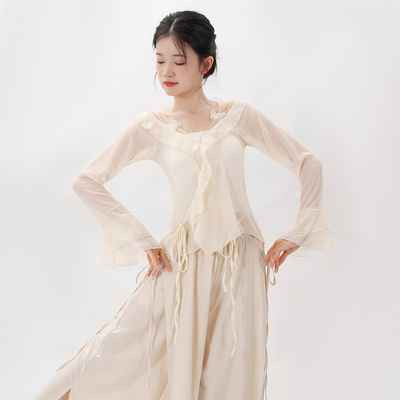 仙气教师宽松显瘦舞蹈服